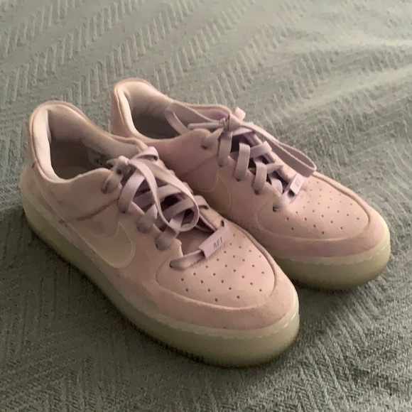 Nike AF1 Air Force One lilac with transparent sole - Picture 2 of 5